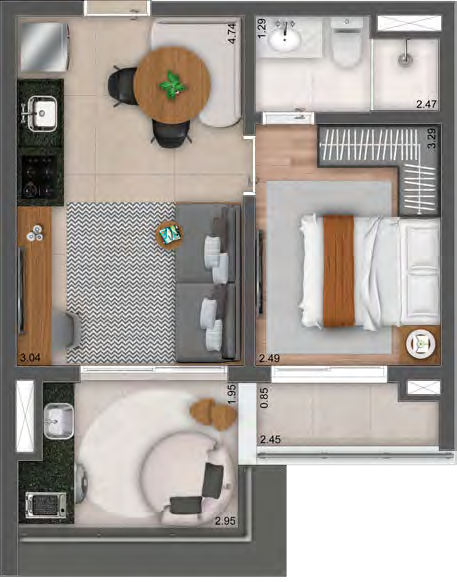 1 dorm